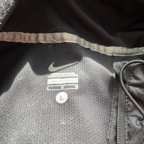 Nike Jacket Mens L Sport Culture Swoosh Full Zip Navy Blue Vintage - Picture 2 of 8